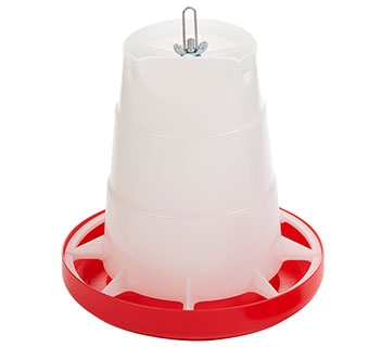 Little Giant Deluxe Plastic Hanging Poultry Feeder - 3lb