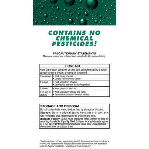 Pyranha Zero-Bite Natural Insect Spray 1gt Bottle