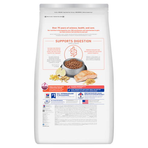 Hill's Science Diet Adult 1-6 Perfect Digestion Dry Cat Food - Salmon & Brown Rice - 3.5lb