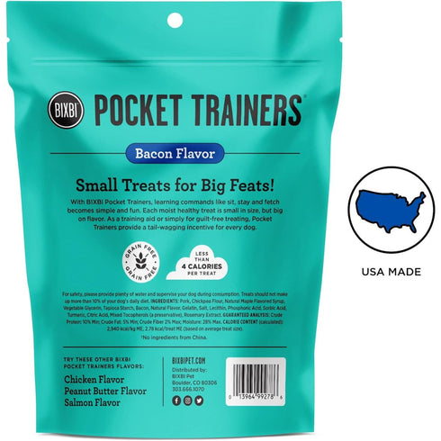 Bixbi Pocket Trainers Bacon Dog Treats 6oz - Poudre Pet & Feed Supply 2