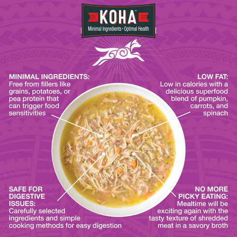 Koha Pure Shreds Wet Dog Food - Chicken & Beef - 12.5oz Can