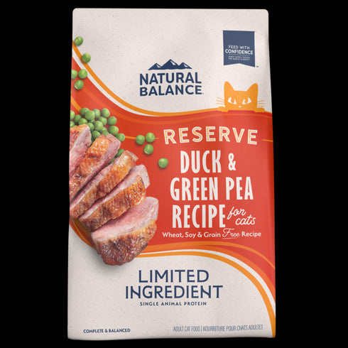 Natural Balance Reserve Limited Ingredient Diet Dry Cat Food - Duck & Green Pea - 10lb Bag