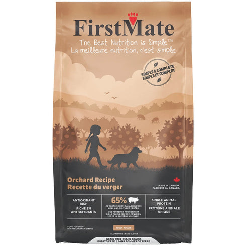 FirstMate Simple & Complete Dry Dog Food - Orchard Pork - 25lb Bag