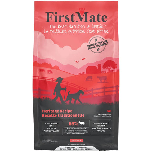 FirstMate Simple & Complete Dry Dog Food - Heritage Beef - 25lb Bag
