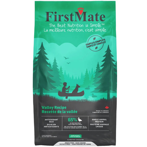 FirstMate Simple & Complete Dry Dog Food - Valley Duck - 5lb Bag