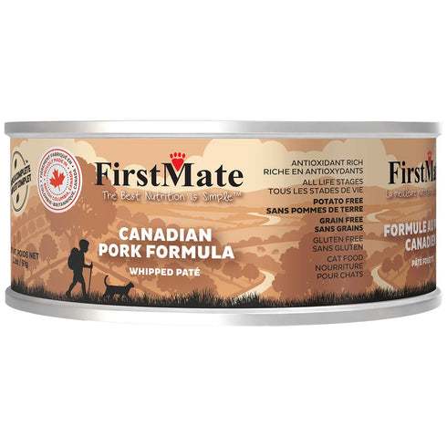 FirstMate Simple & Complete Wet Cat Food - Orchard Pork - 5.5oz Can