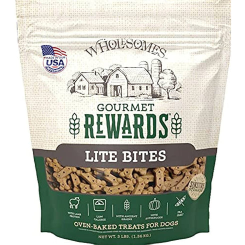 Sportmix Wholesomes Lite Bites Biscuit Dog Treats 20lb - Poudre Pet and Feed Supply
