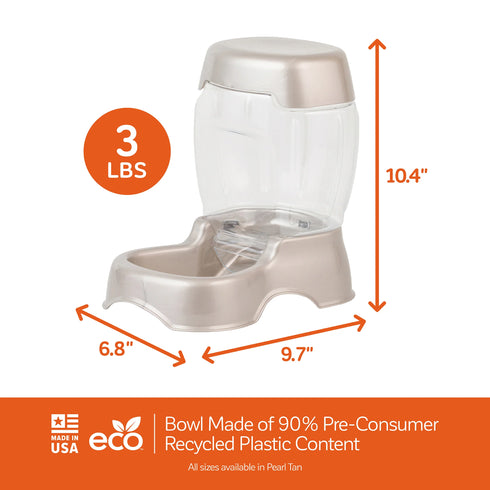 Petmate Pet Cafe Feeder - LG - Tan