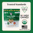 Lord Jameson Love Puffs Jingle Bells Organic Dog Treats - Holiday Apple - 4oz Pouch