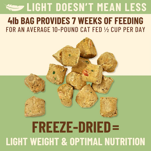 Primal Kibble In The Raw Freeze Dried Cat Food - Chicken - 1.5lb Bag