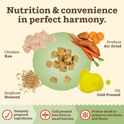 Primal Kibble In The Raw Freeze Dried Cat Food - Chicken - 1.5lb Bag