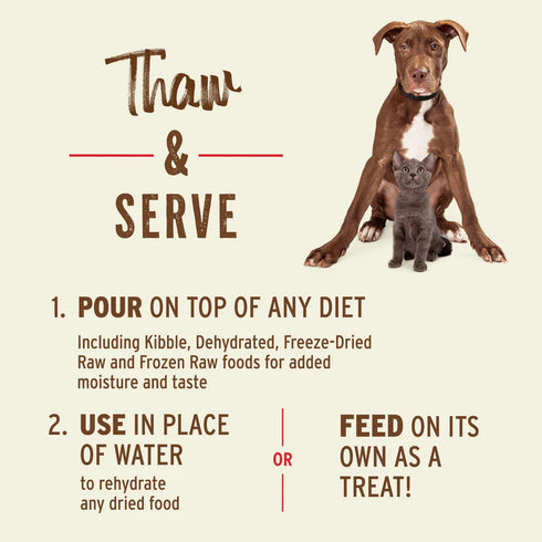 Primal Bone Broth Hydrator Dog & Cat Food - Pork - 20oz Resealable Pouch