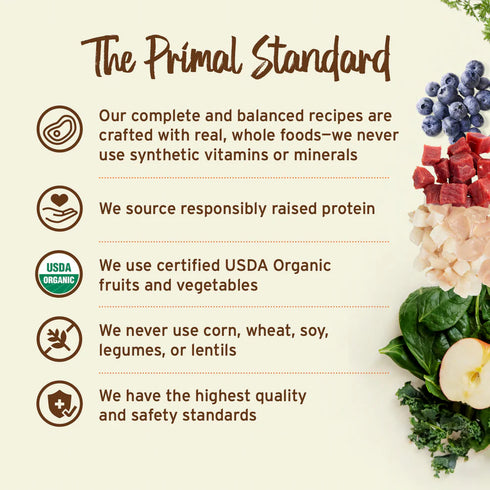 Primal Patties Frozen Raw Dog Food - Venison - 6lb Bag