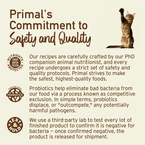 Primal Freeze Dried Nuggets Cat Food - Rabbit - 14oz Bag