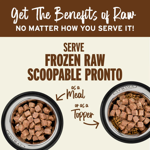 Primal Pronto Frozen Raw Scoopable Dog Food - Turkey & Salmon - 4lb Bag