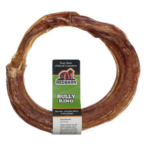 Redbarn Bully Ring Dog Treat - Beef - 3pk