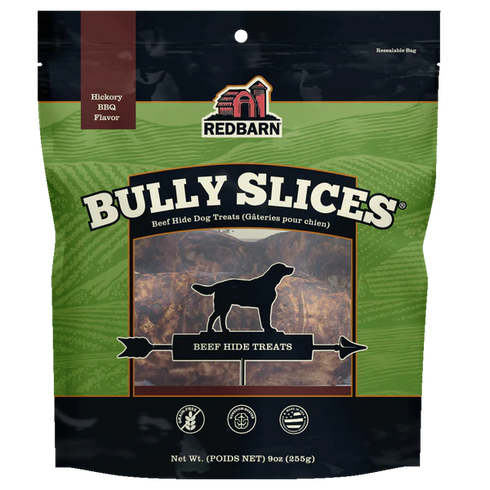 Redbarn Bully Slices Dog Treats - Hickory BBQ - 9oz Pouch