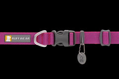 RuffWear Hi & Light Dog Collar - 11-14" - Alpenglow Pink