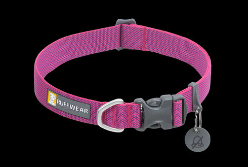 RuffWear Hi & Light Dog Collar - 11-14" - Alpenglow Pink