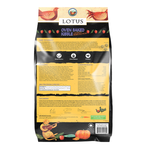 Lotus Pet Adult Dry Dog Food - Chicken - 25lb Bag