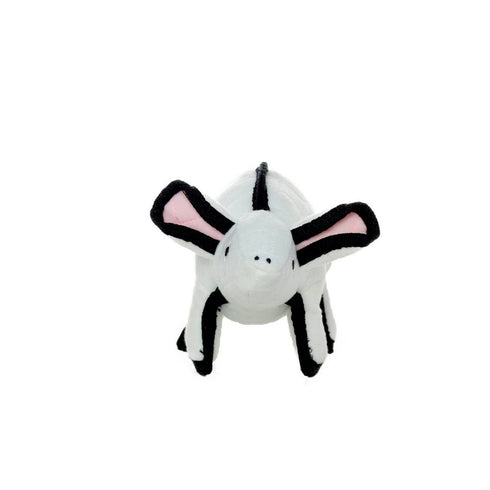 Tuffy's Barnyard Mouse White Dog Toy