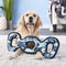 Tuffy Ultimate 3-Way Tug Bone Dog Toy, blue camo