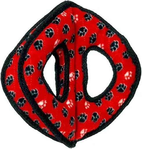 Tuffy's Ultimate 3-Way Ring Dog Toy - red
