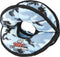 Tuffy Ultimate 4 Way Ring Dog Toy - blue camo