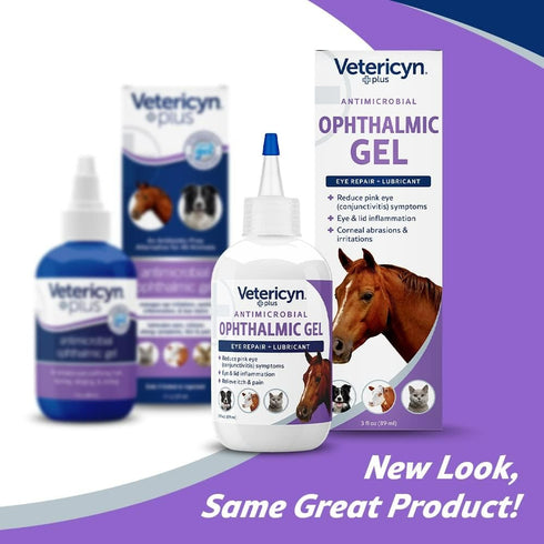 Vetericyn Antimicrobial Ophthalmic Gel 3oz - Poudre Pet and Feed Supply