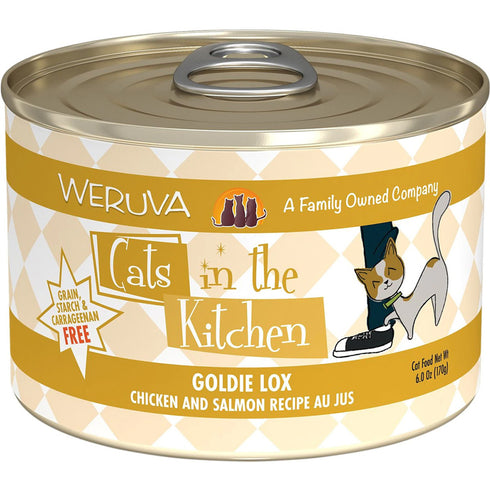 Weruva Goldie Lox Chicken and Salmon Recipe Au Jus 6oz - Poudre Pet and Feed Supply
