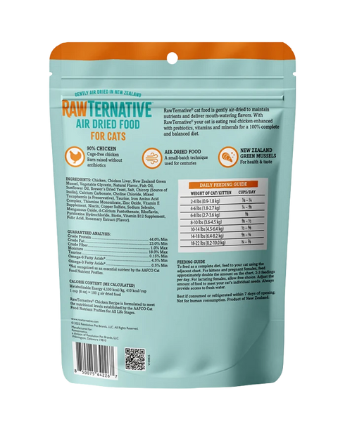 RawTernative Air Dried Cat Food - Chicken - 5oz Pouch