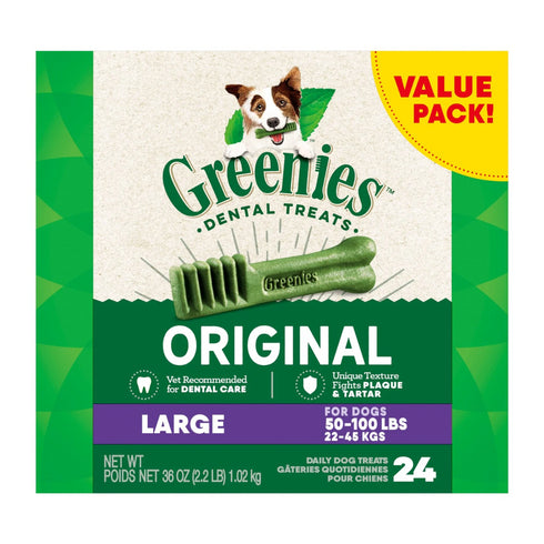 Greenies Large Chewy Dog Dental Treats 36oz - Poudre Pet and Feed Supply