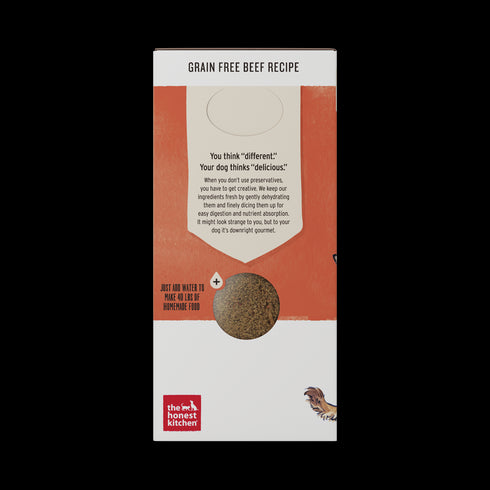 Honest Kitchen Grain Free Beef Recipe Dehydrated Dog Food 10lb - Poudre Pet and Feed Supply