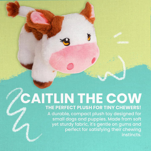 Snugarooz Catlin The Cow Dog Toy