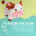 Snugarooz Catlin The Cow Dog Toy