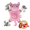 Territory 2-In-1 Dog Toy - Pig - 10"