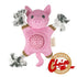 Territory 2-In-1 Dog Toy - Pig - 10"