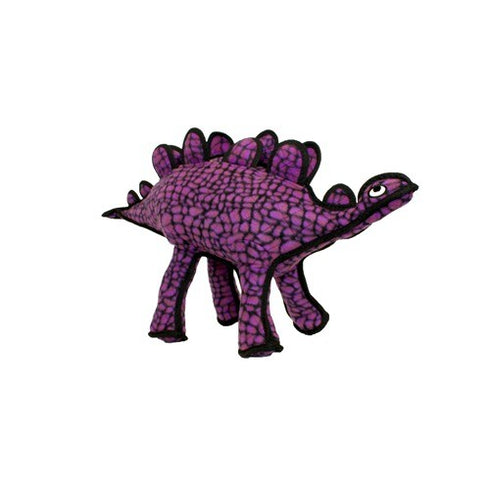 Tuffy's Dinosaur Purple Stegosaurus Dog Toy