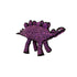 Tuffy's Dinosaur Purple Stegosaurus Dog Toy