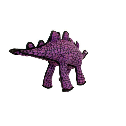 Tuffy's Dinosaur Purple Stegosaurus Junior Dog Toy