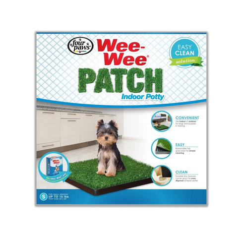 Four Paws Wee-Wee Patch Indoor Pet Potty Small 20" x 20" - Poudre Pet & Feed Supply