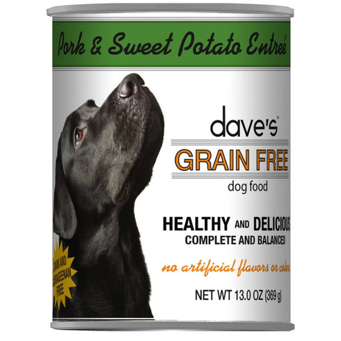 Dave's Pet Food Grain Free Pork and Sweet Potato Dog Food 13oz - Poudre Pet and Feed Supply