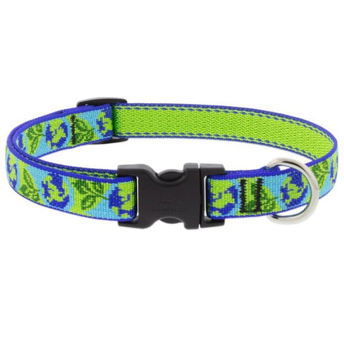 Lupine MicroBatch Dog Collar 3/4" x 13"-22" Earth Day - Poudre Pet & Feed Supply
