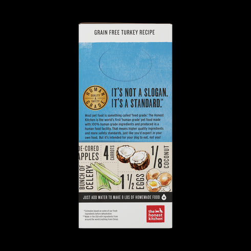 Honest Kitchen Grain Free Turkey Recipe Dehydrated Dog Food 2lb - Poudre Pet and Feed Supply