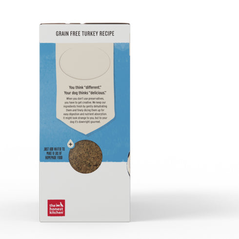 Honest Kitchen Grain Free Turkey Recipe Dehydrated Dog Food 2lb - Poudre Pet and Feed Supply