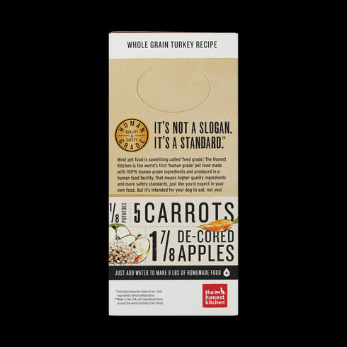 Honest Kitchen Whole Grain Turkey Recipe Dehydrated Dog Food 2lb - Poudre Pet and Feed Supply