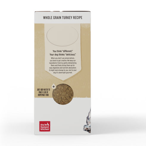 Honest Kitchen Whole Grain Turkey Recipe Dehydrated Dog Food 2lb - Poudre Pet and Feed Supply