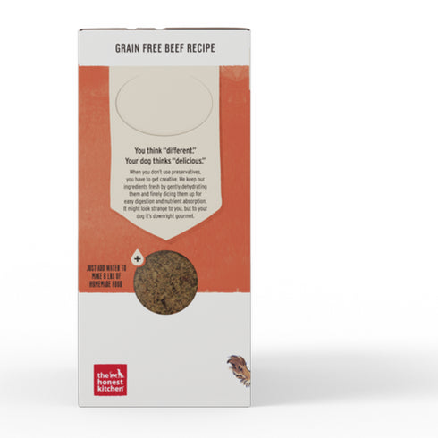 Honest Kitchen Grain Free Beef Recipe Dehydrated Dog Food 2lb - Poudre Pet and Feed Supply