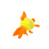 Tuffy's Mighty Ocean Series Junior Goldfish Interactive Plush Dog Squeaker Toy