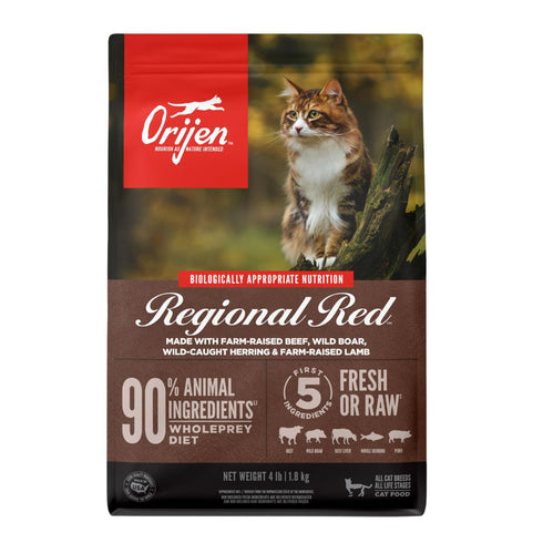 Orijen Animal Supply Orijen Cat Regional Red 4lb - Poudre Pet and Feed Supply